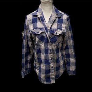 JCREW checkered shirt, lumberman shirt, layering shirt, boyfriend shirt